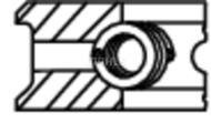 00413N0 MAHLE - zestaw pierścieni tłokowych MERCEDES-BENZ