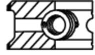 00414V1 MAHLE - zestaw pierścieni tłokowych MERCEDES-BENZ