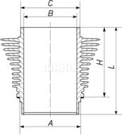 029WR0300 MAHLE - TULEJA CYLINDRA 