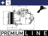 ACP868000P MAHLE - KOMPRESOR FORD MAHLE ORIGINAL 