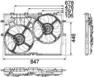 CFF192000P MAHLE - WENTYLATOR CHLODNICY BEHR PREMIUM LINE 