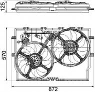 CFF194000P MAHLE - WENTYLATOR CHLODNICY BEHR PREMIUM LINE 