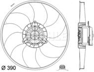 CFF212000P MAHLE - WENTYLATOR CHLODNICY BEHR PREMIUM LINE 