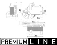 CLC230000P MAHLE - CHLODNICA OLEJU BEHR PREMIUM LINE 