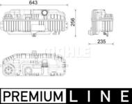 CRT241000P MAHLE - ZBIORNIK WYROW.CHLODN. BEHR PREMIUM LINE