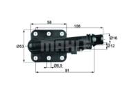 TO582 MAHLE - TERMOSTAT BMW 