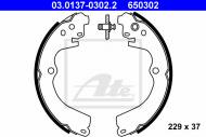 03.0137-0302.2 ATE - SZCZĘKI HAMULCOWE SUBARU LEGACY  89-98 