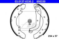 03.0137-0330.2 ATE - SZCZĘKI HAMULCOWE FIAT DUCATO  81-94 