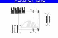 03.0137-9280.2 ATE - SPRĘŻYNKI SZCZĘK HAMULCOWYCH RENAULT CLIO  05-