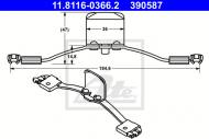 11.8116-0366.2 ATE - SPRĘZYNA ZACISKU HAMULCOWEGO VOLVO S60 00-09 PRZÓD