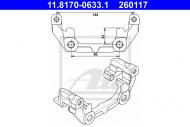 11.8170-0633.1 ATE - CALIPER MOUNT. BRACKET 