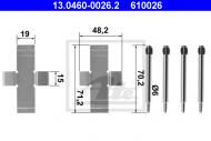 13.0460-0026.2 ATE - ZESTAW MONTAŻOWY KLOCKÓW HAMULCOWYCH MERCEDES