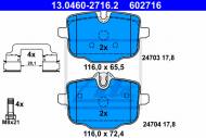 13.0460-2716.2 ATE - KLOCKI HAM.TYŁ BMW 5 F10 10- 