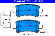 13.0460-2755.2 ATE - KLOCKI HAM.TYŁ OPEL INSIGNIA 08- 