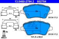 13.0460-2784.2 ATE - KLOCKI HAM.PRZÓD FORD B-MAX 12- 