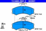 13.0460-2901.2 ATE - KLOCKI HAMULCOWE FIAT DUCATO 82-94 