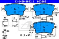 13.0460-3862.2 ATE - KLOCKI HAM.TYŁ FIAT PUNTO EVO 09- 