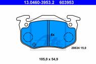 13.0460-3953.2 ATE - KLOCKI HAM.PRZÓD RENAULT TWINGO 93-98 