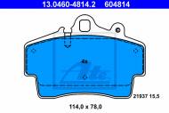 13.0460-4814.2 ATE - KLOCKI HAM.PRZÓD PORSCHE BOXSTER 96- 