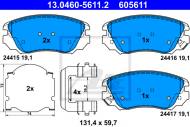 13.0460-5611.2 ATE - KLOCKI HAM.PRZÓD OPEL INSIGNIA 08- 