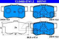 13.0460-5741.2 ATE - BRAKE PADS 