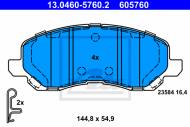 13.0460-5760.2 ATE - KLOCKI HAM.PRZÓD MITSUBISHI LANCER 03- 