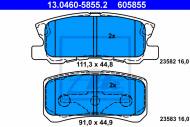 13.0460-5855.2 ATE - KLOCKI HAM.TYŁ MITSUBISHI PAJERO 00- 