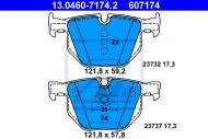 13.0460-7174.2 ATE - KLOCKI HAM.TYŁ BMW 5 E60 03- 