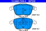 13.0460-7230.2 ATE - KLOCKI HAM.PRZÓD CITROEN C4 PICASSO 06- 