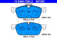 13.0460-7283.2 ATE - KLOCKI HAM.PRZÓD MERCEDES M W166 11- 