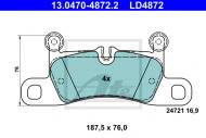 13.0470-4872.2 ATE - KLOCKI HAM.CERAMIC TYŁ VW TOUAREG 10- 