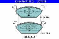 13.0470-7111.2 ATE - KLOCKI HAM.CERAMIC PRZÓD VW GOLF IV 97- 