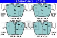 13.0470-7316.2 ATE - CERAMIC BRAKE PADS 