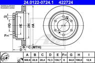 24.0122-0724.1 ATE - TARCZA HAM.TYŁ MITSUBISHI PAJERO 00- 