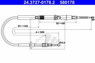 24.3727-0178.2 ATE - LINKA HAM.AUDI A6 97- 