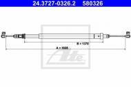 24.3727-0326.2 ATE - LINKA HAM.LEWA CITROEN XSARA 01- 