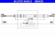 24.3727-0435.2 ATE - LINKA HAM.MERCEDES V 96- 