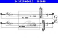 24.3727-0649.2 ATE - LINKA HAM.FORD FOCUS 98- BĘBEN 