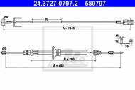 24.3727-0797.2 ATE - LINKA HAM.OPEL VIVARO 01- 