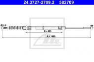 24.3727-2709.2 ATE - LINKA HAMULCOWA LEON III 5F / SC / ST 12-, LEON III 5F ST X-