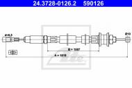 24.3728-0126.2 ATE - LINKA SPRZĘGŁA VW LT  75-96 