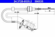 24.3728-0535.2 ATE - LINKA SPRZEGŁA FIAT PALIO  98-06 