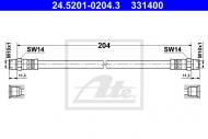 24.5201-0204.3 ATE - PRZEWÓD HAMULCOWY 3ER REIHE/E36 COMPACT 94-00, BMW 1502 - 20