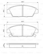 0986424289 BOSCH - KLOCKI HAM. PRZEDNIE 1.8,2.0I,2.0TDI 01/93-98