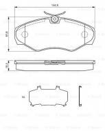 0986424531 BOSCH - KLOCKI HAM. PRZEDNIE 2.0 16V,2.2 DCI,3.0 V6