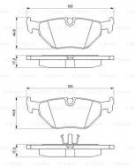 0986469960 BOSCH - KLOCKI HAM. TYLNE 730, 735, 740, 750 86-94