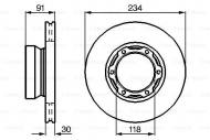 0986478407 BOSCH - TARCZA HAM. 