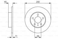 0986478444 BOSCH - TARCZA HAM. 