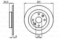 0986478701 BOSCH - TARCZA HAM. 