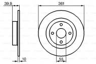 0986479128 BOSCH - TARCZA HAM. 